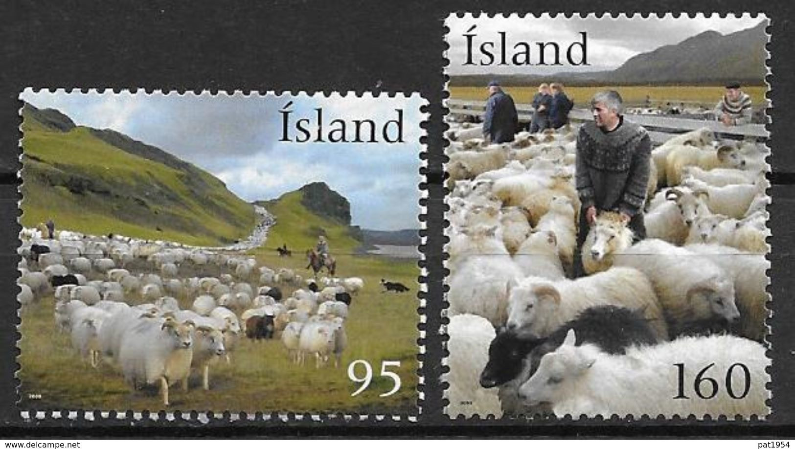 Islande 2009 N°1174/1175 Neufs** Moutons - Nuevos