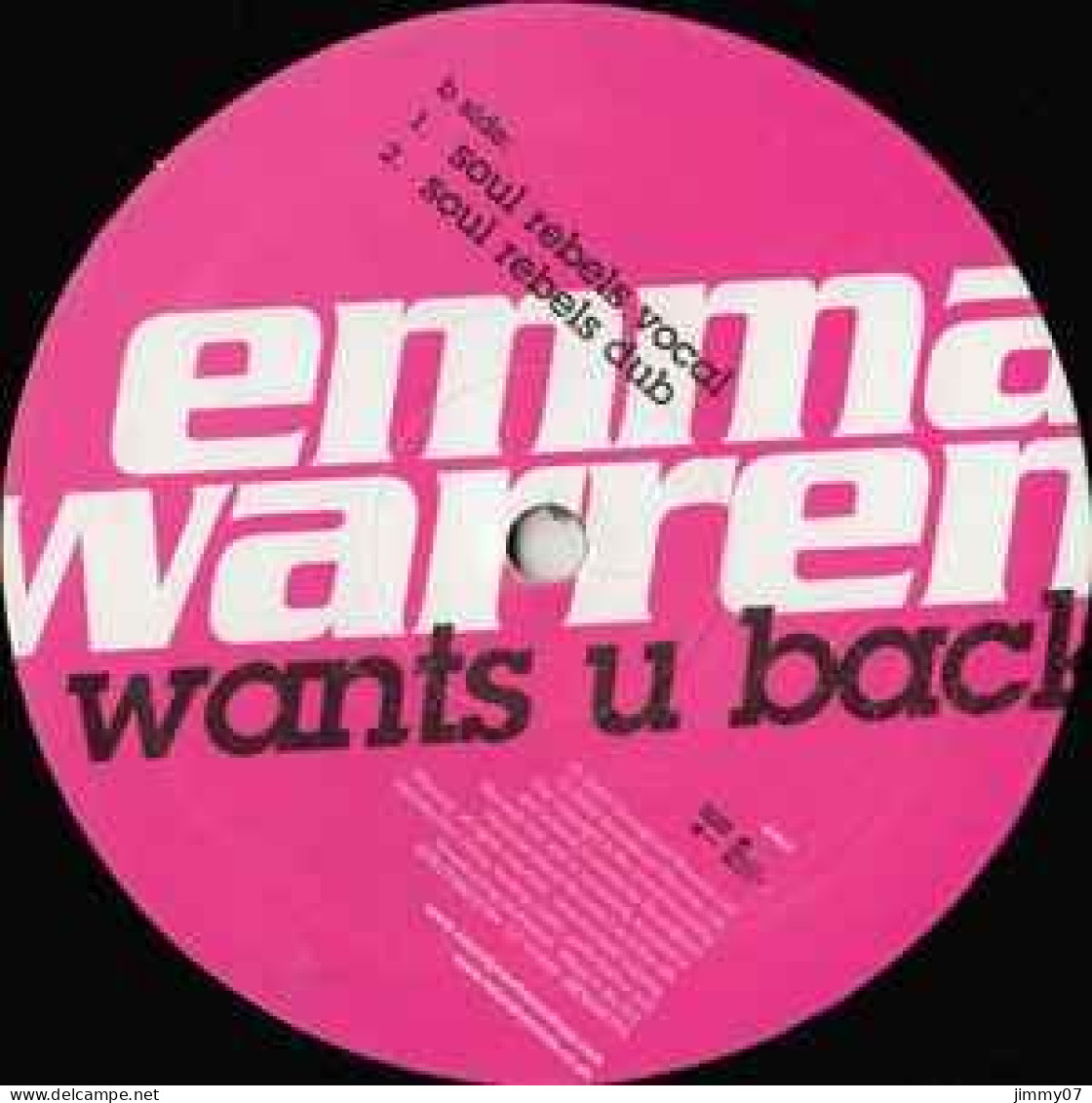 Emma Warren - Wants U Back (12") - 45 T - Maxi-Single