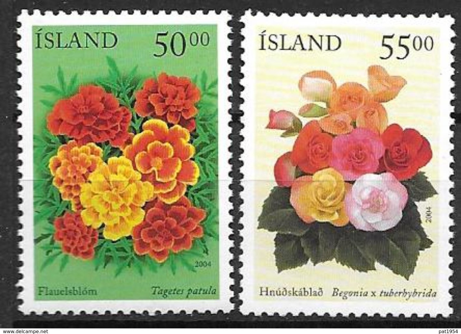 Islande 2004 N°979/980 Neufs** Fleurs D'été - Ungebraucht