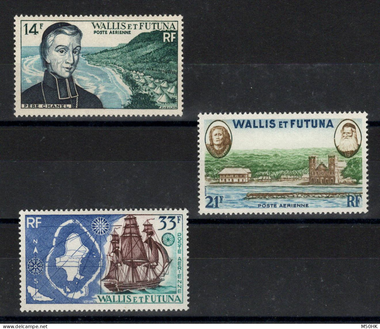 Wallis Et Futuna - YV PA 15 à 17 N** MNH Luxe Complète , Cote 17 Euros - Nuevos