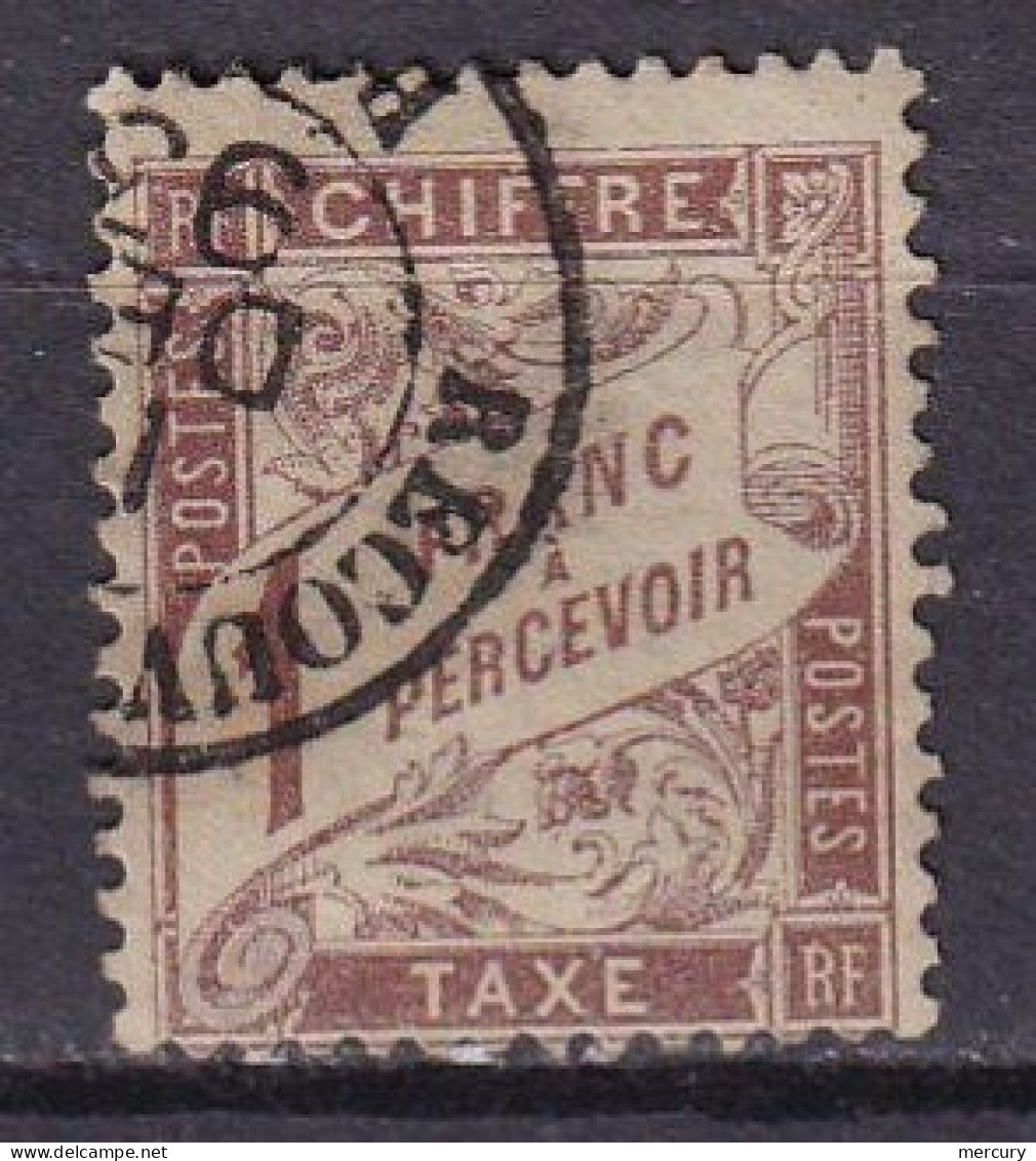 FRANCE - 1 F. Marron Oblitéré TTB - 1859-1959 Usati