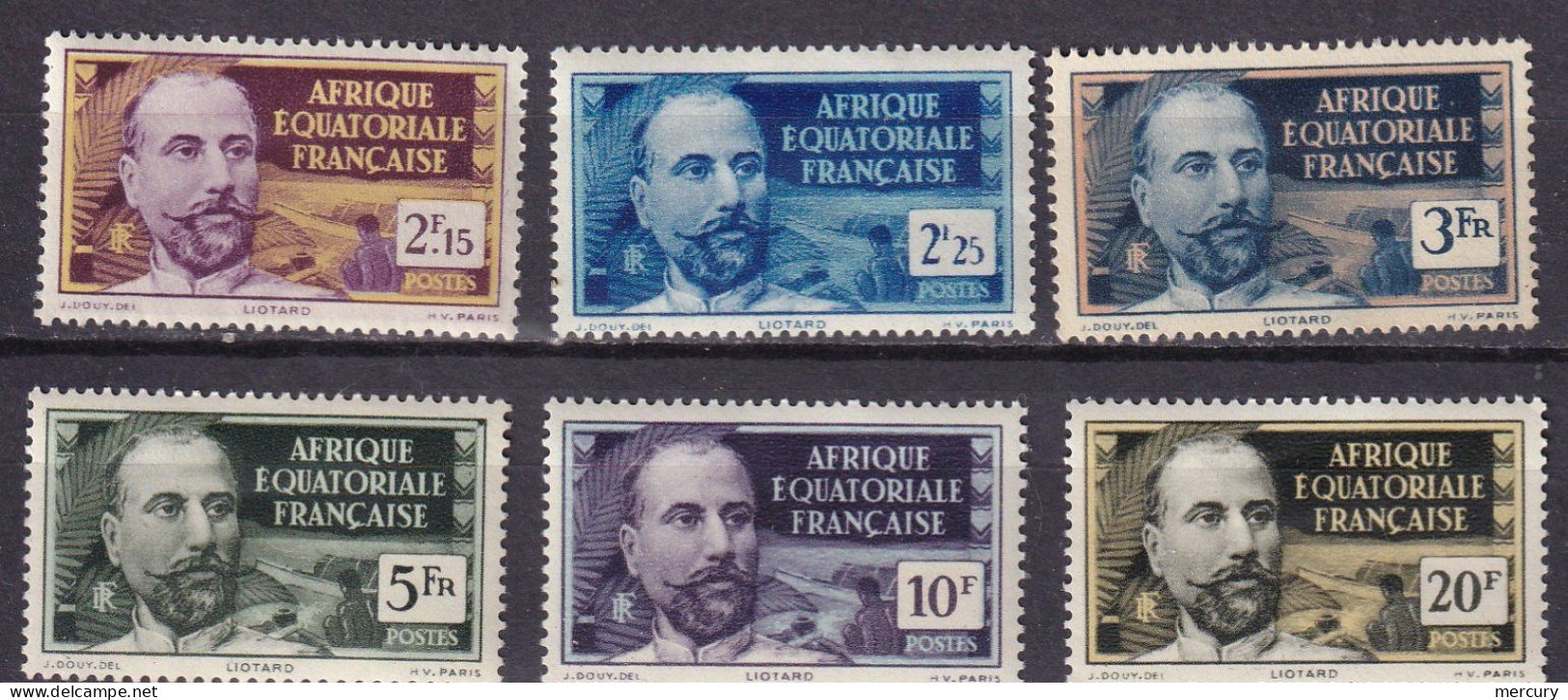 AEF - 6 Valeurs De 1937/42 - Unused Stamps