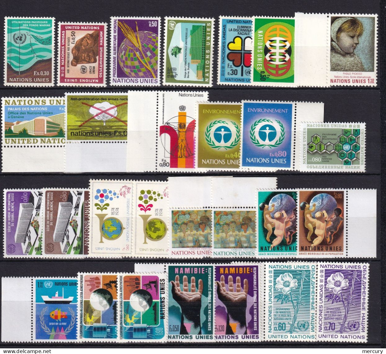 Genève - Bon Lot Sous La Faciale - Unused Stamps