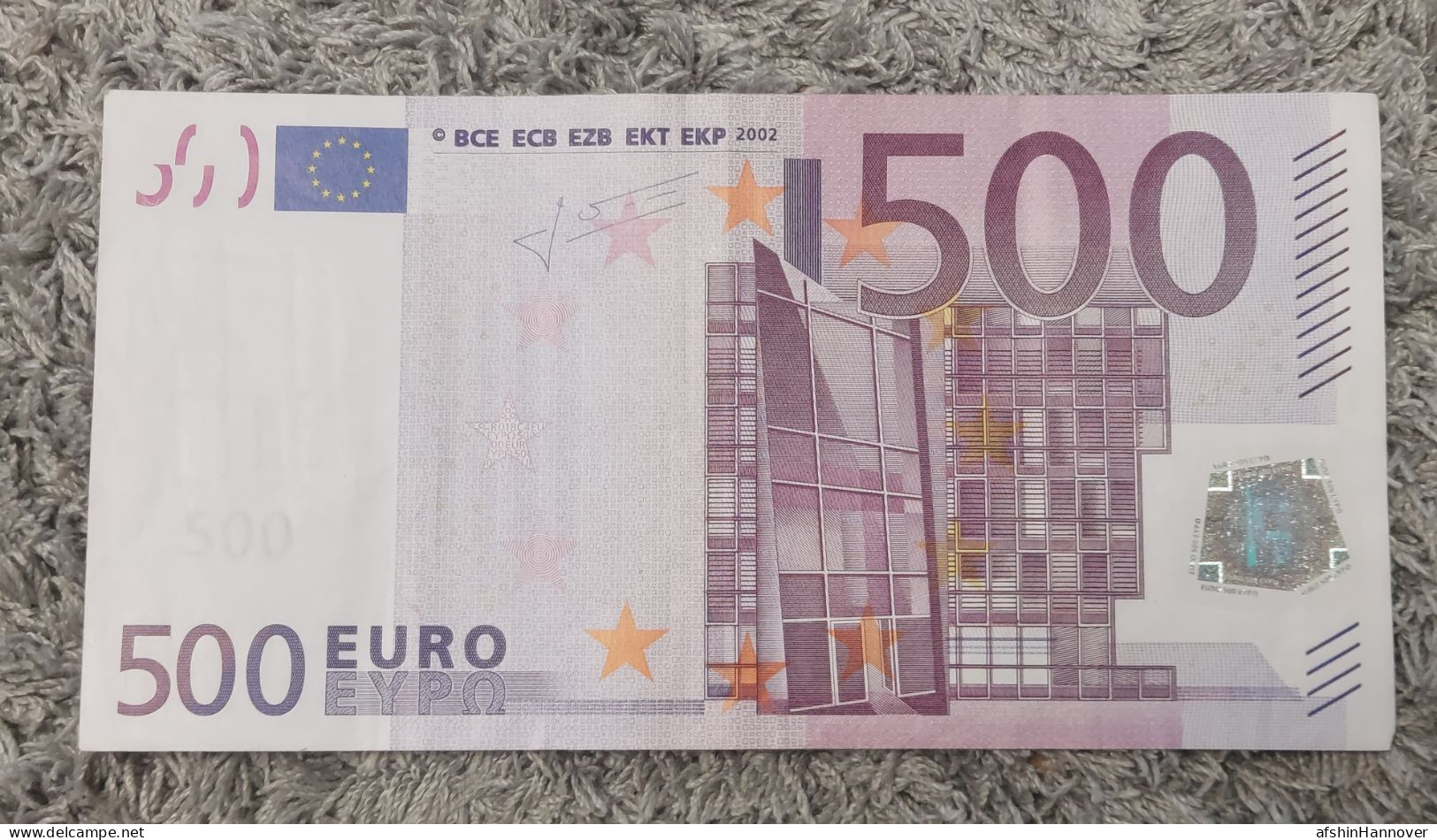 European Union  500 Euro Banknote 2002 Rare X0 Series Germany 500€ 2002 - 500 Euro