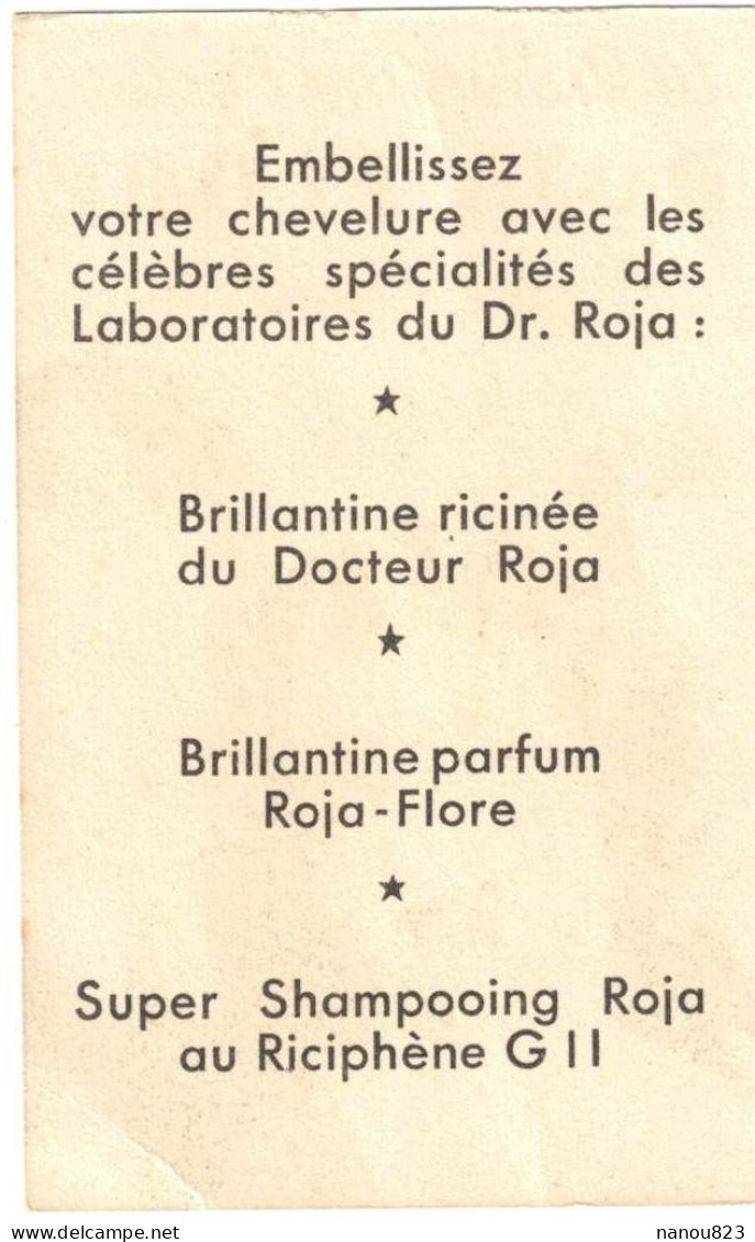 CARTE PARFUMEE PUBLICITAIRE PUBLICITE LA BRILLANTINE PARFUM ROJA FLORE BOUQUET DE FLEUR SENT BON THEME COUPLE - Anciennes (jusque 1960)