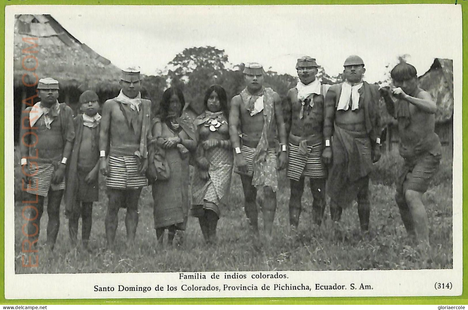 Af2440 - ECUADOR - Vintage Postcard - Santo Domingo De Los Colorados - Ecuador