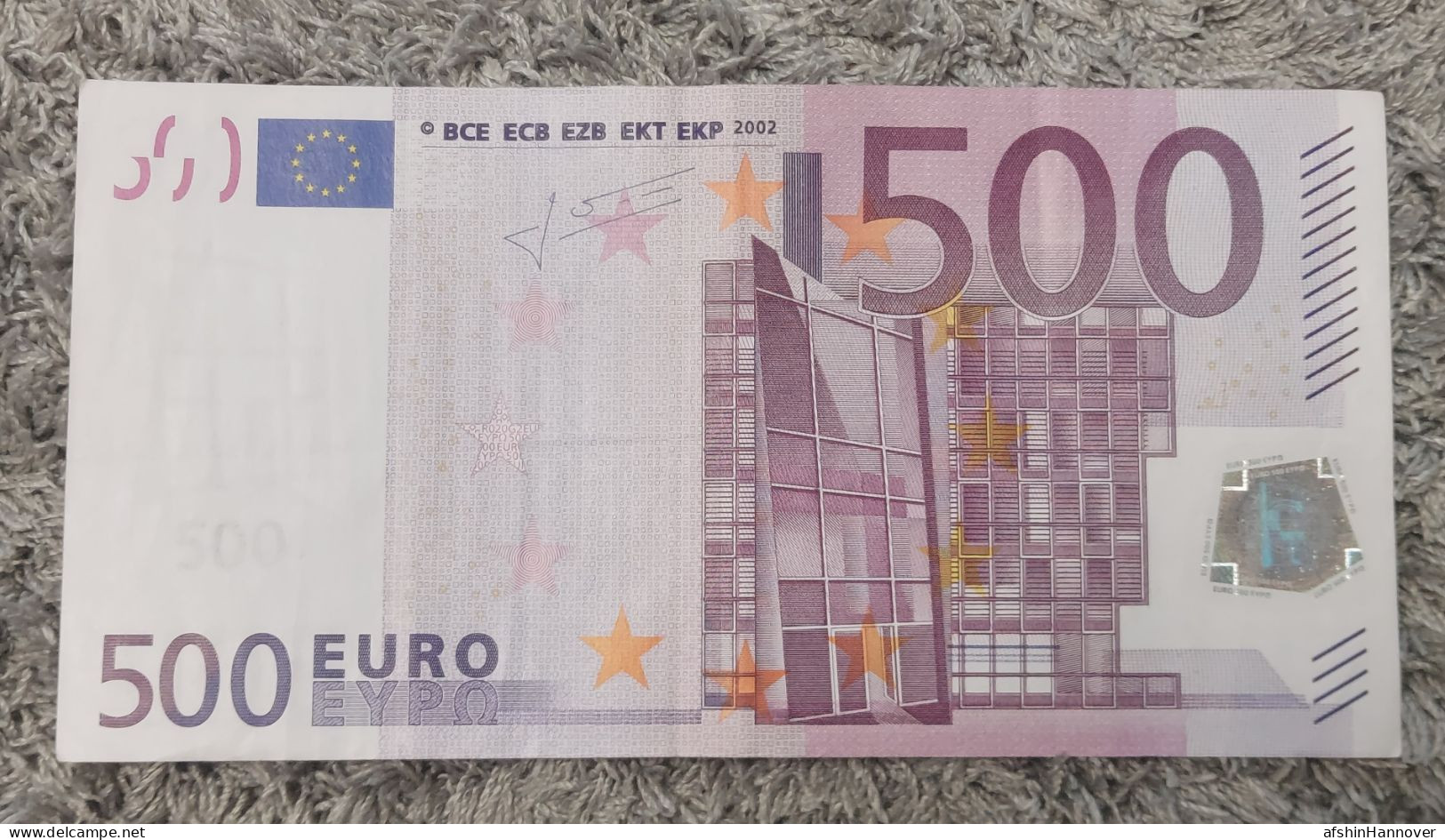 European Union  500 Euro Banknote 2002 Rare X1 Series Germany 500€ 2002 - 500 Euro