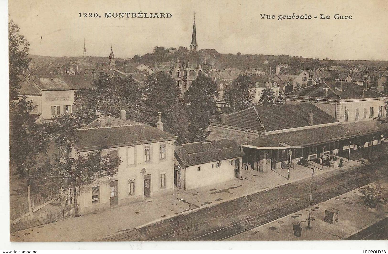 MONTBELIARD Vue Générale La Gare - Montbéliard