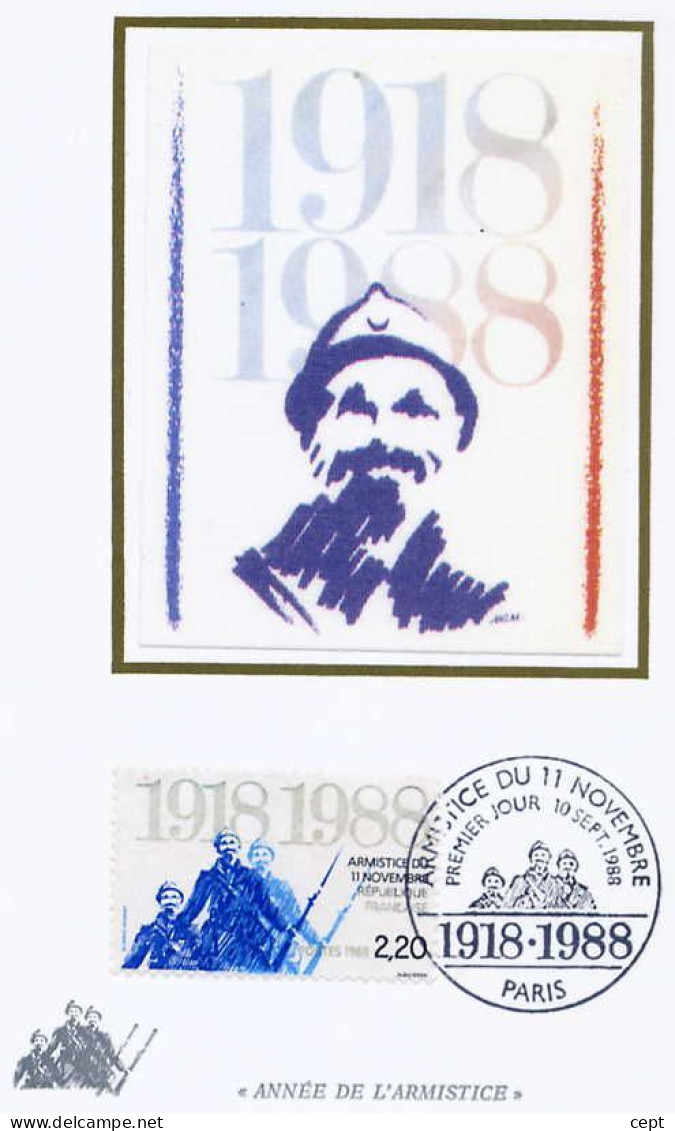 France 1988 - Card - Otros & Sin Clasificación