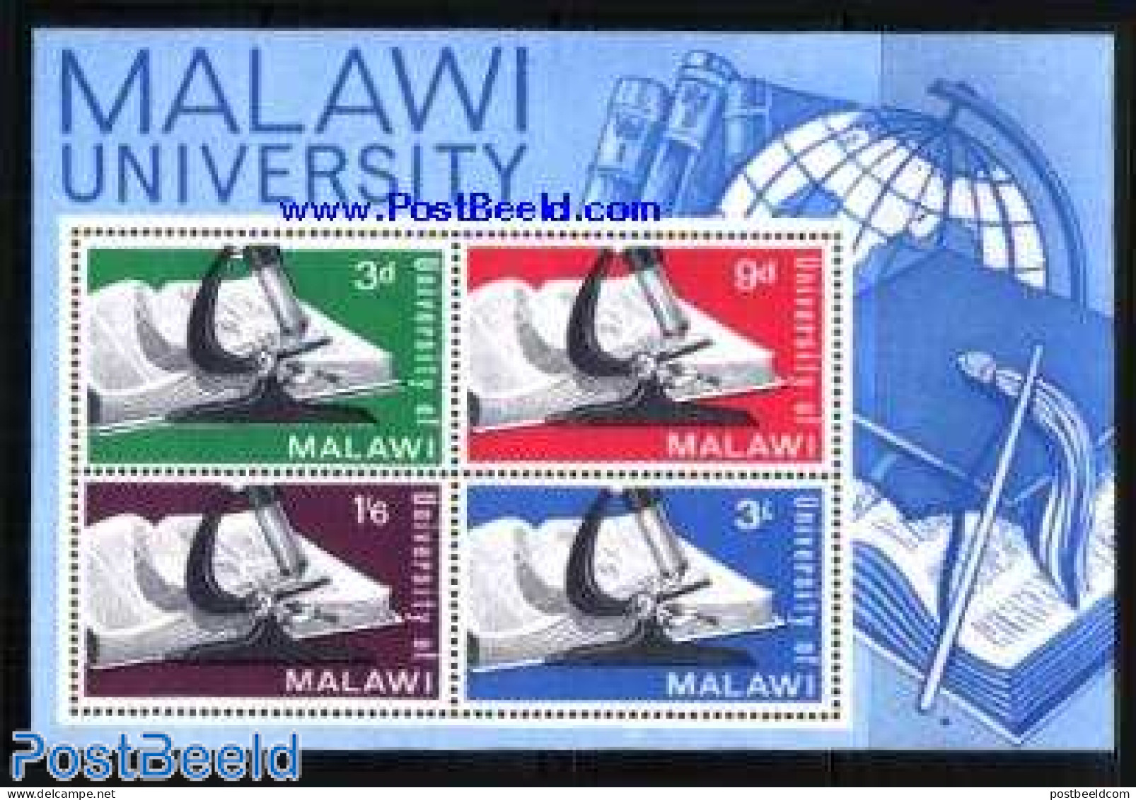 Malawi 1965 Malawi University S/s, Mint NH, Science - Education - Art - Books - Malawi (1964-...)