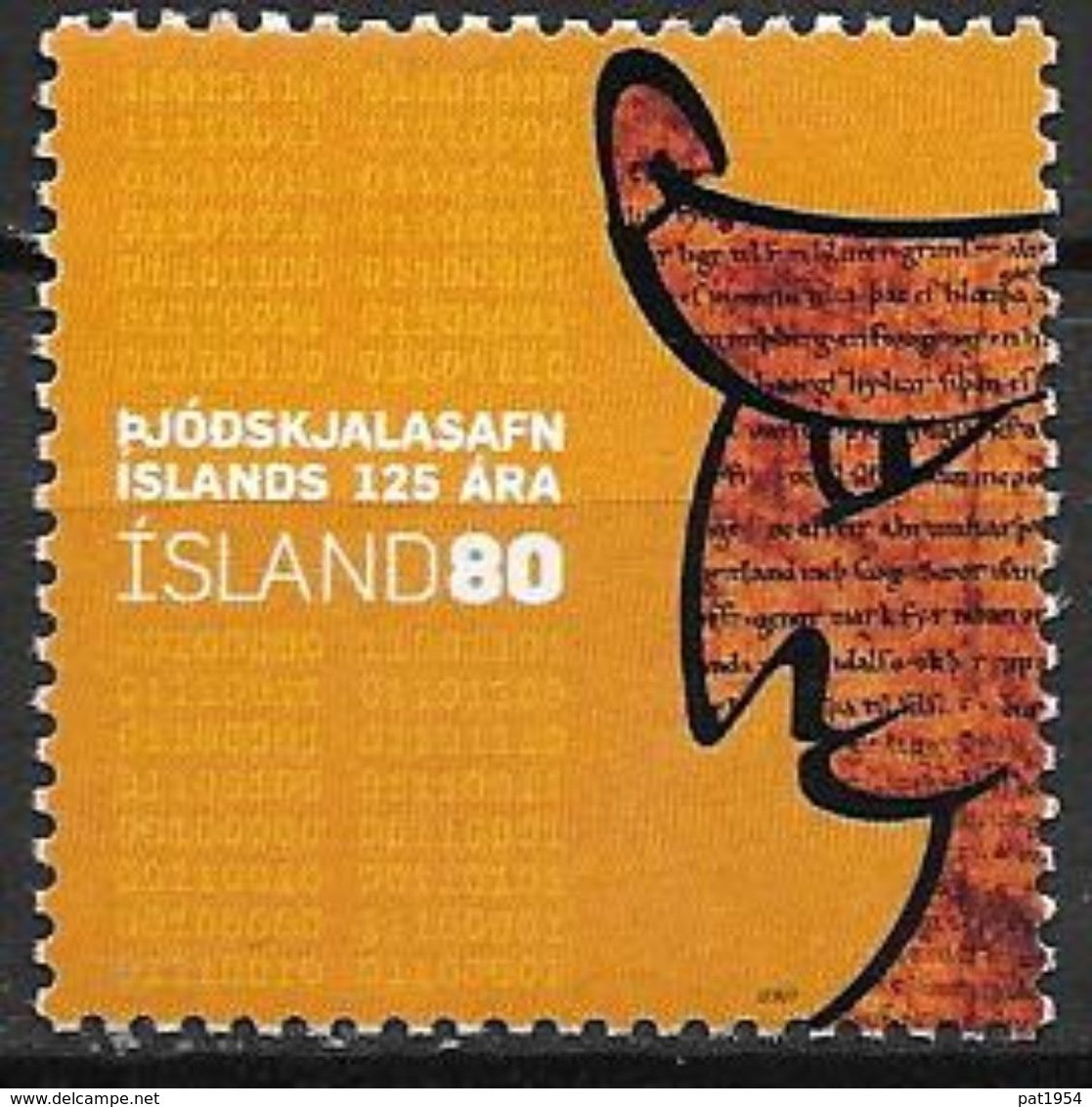 Islande 2007 N°1090 Neuf** Archives Nationales - Unused Stamps