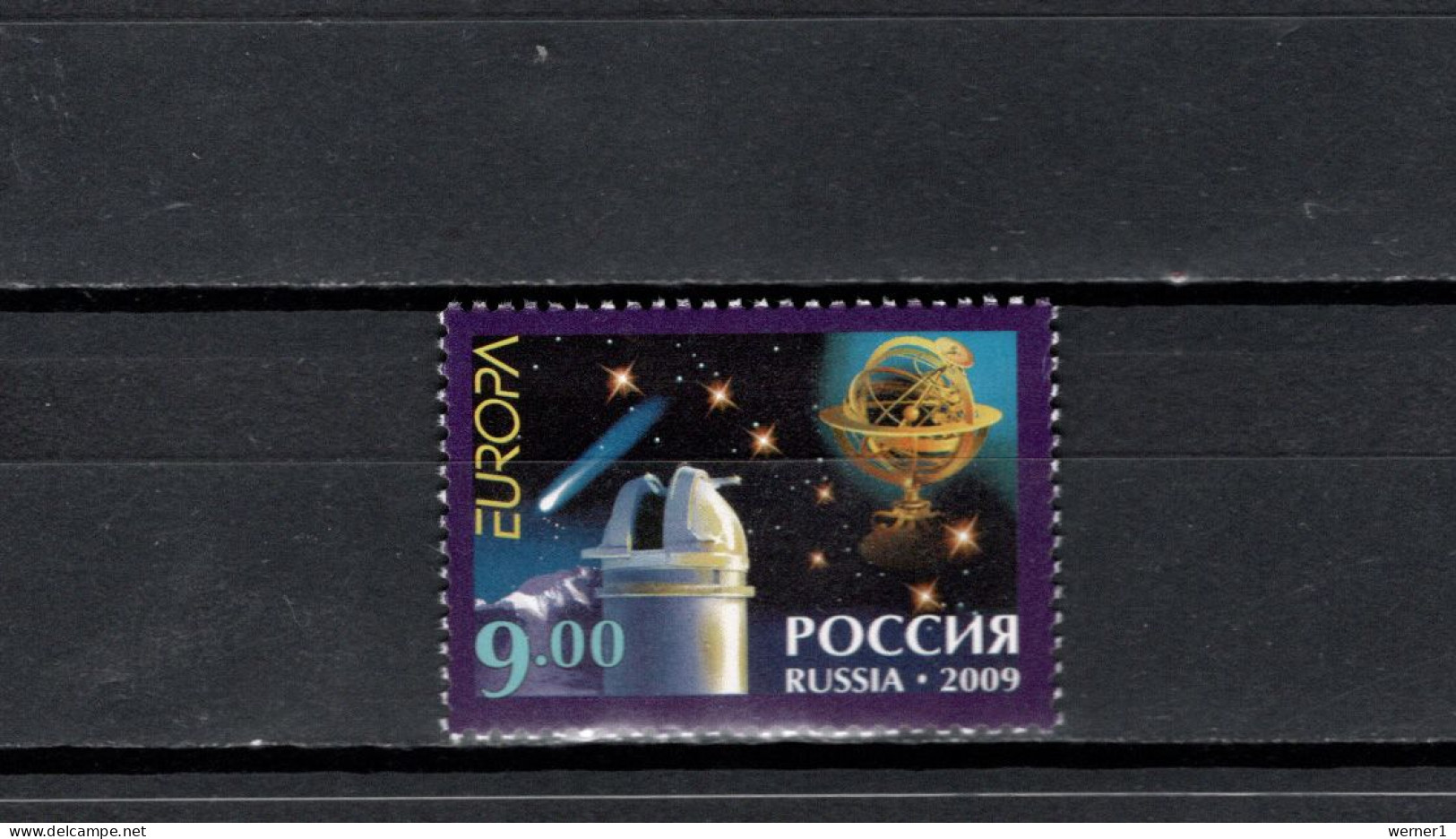 Russia 2009 Space, Europa Astronomy Stamp MNH - Rusia & URSS