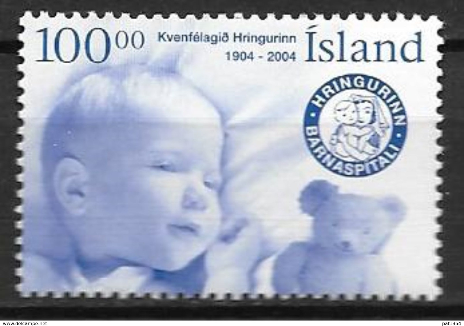 Islande 2004 N°997 Neuf** Association Pour La Santé Des Enfants - Nuovi