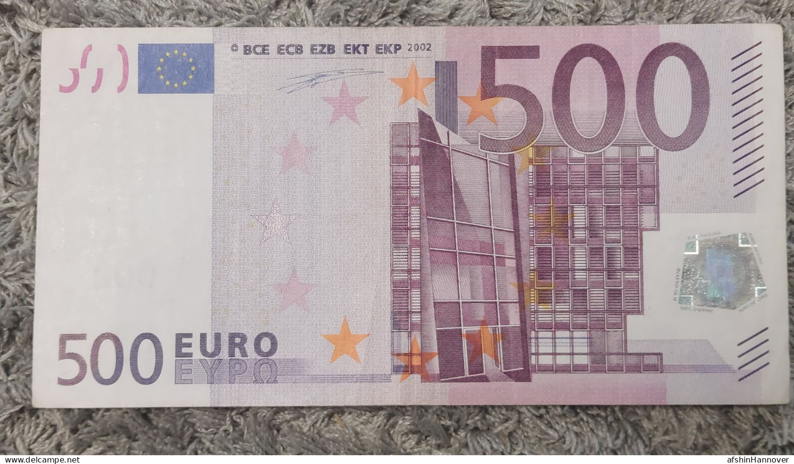 European Union  500 Euro Banknote 2002 Rare X0 Series Germany 500€ 2002 - 500 Euro