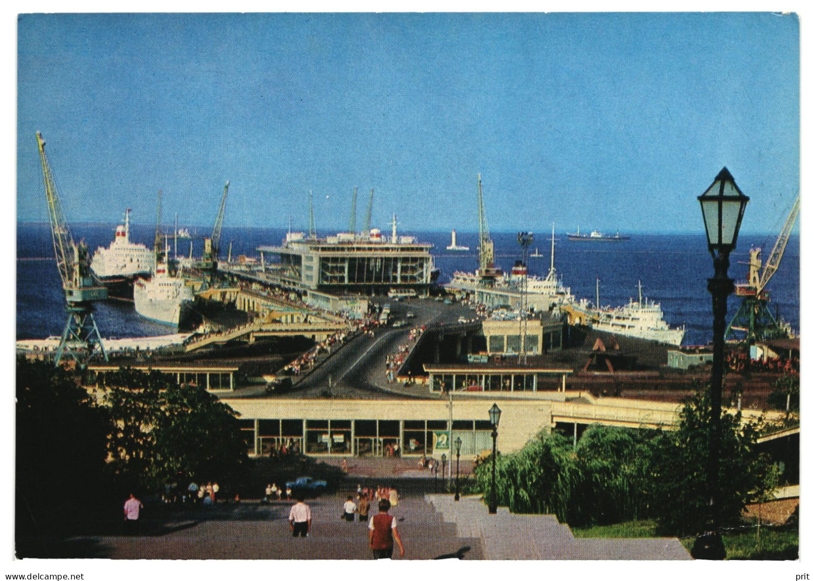 Odessa Port, Soviet Ukraine USSR 1976 3Kop Stamped Stationery Card Postcard Unused - 1970-79