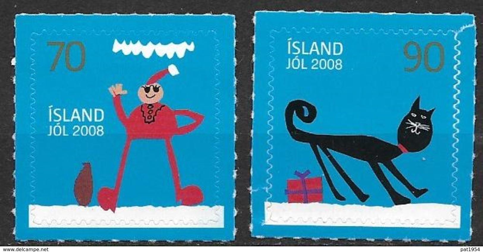 Islande 2008 N°1144/1145 Neufs** Noël - Unused Stamps