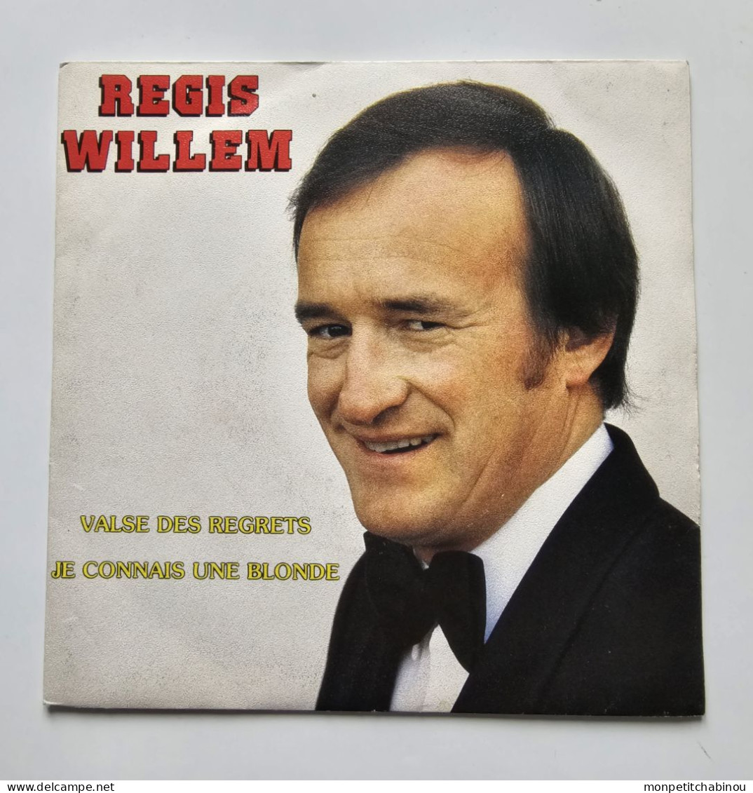 45T REGIS WILLEM : Valse Des Regrets - Otros - Canción Francesa