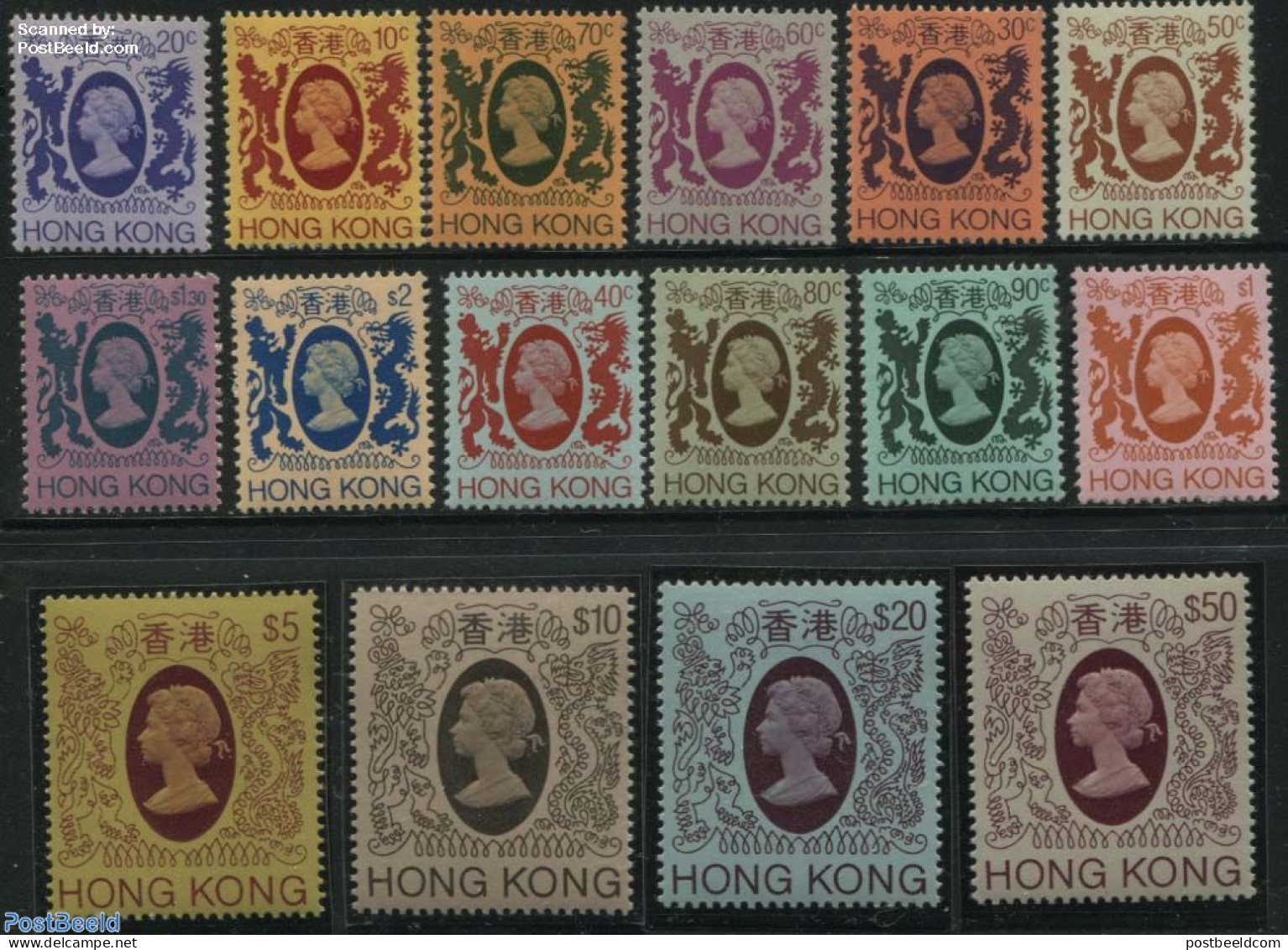 Hong Kong 1985 Definitives 16v, Mint NH - Nuevos