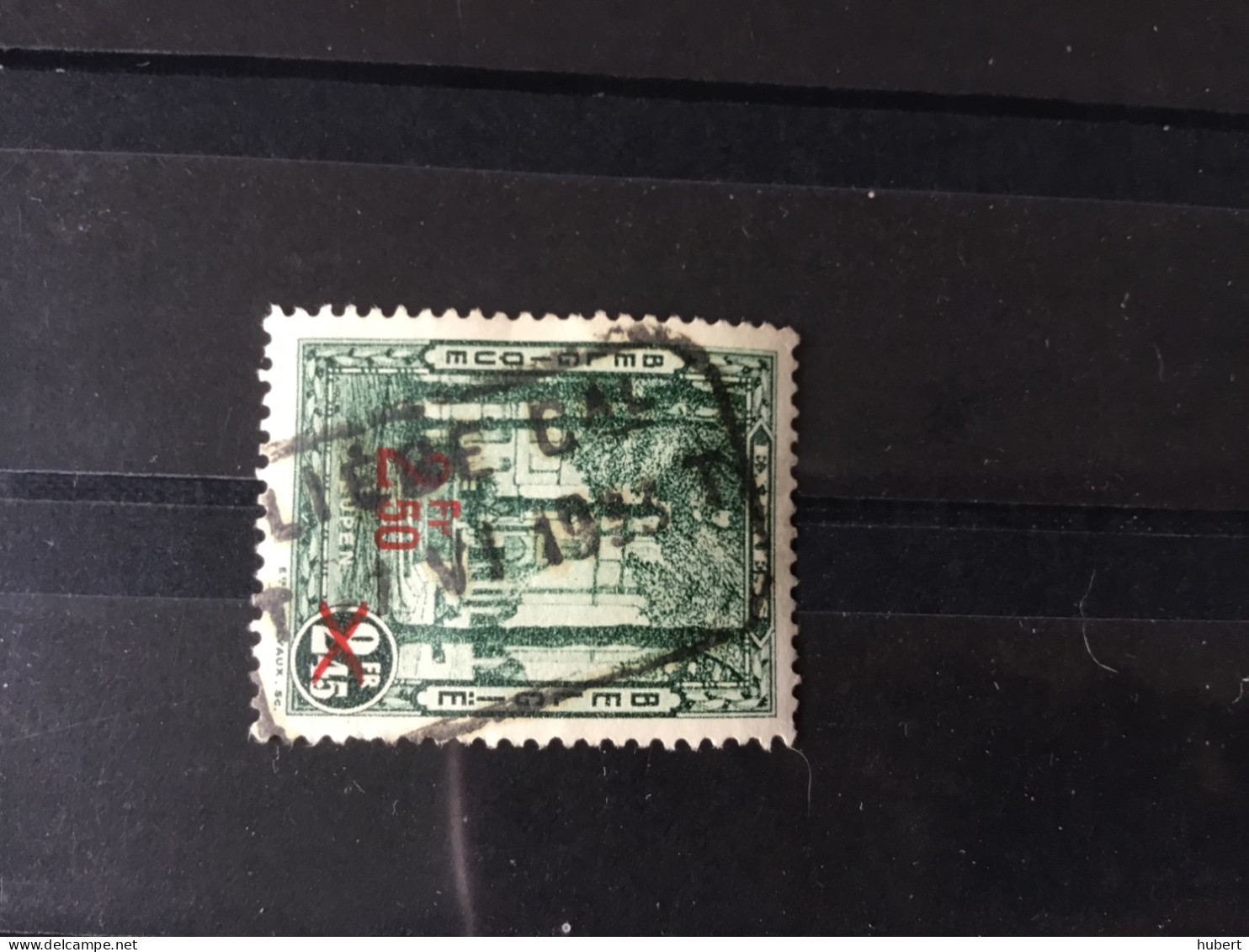 Belgique YT 292H Oblitération Télégraphique Liège - Used Stamps