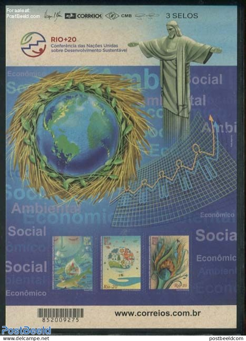 Brazil 2012 RIO+20 Conference S/s S-a, Mint NH, Nature - Environment - Nuovi