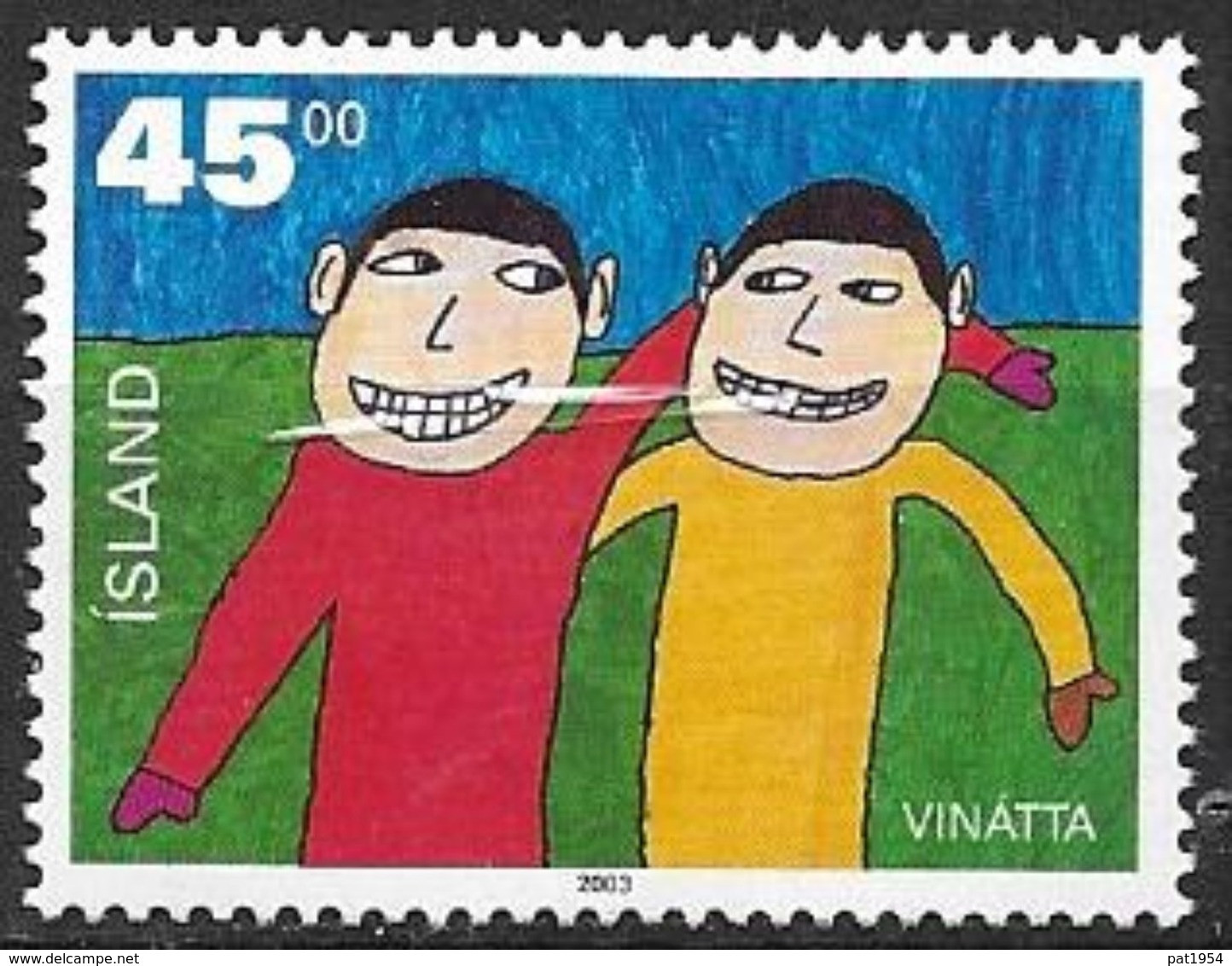 Islande 2003 N°969 Neuf** Dessins D'enfants - Neufs