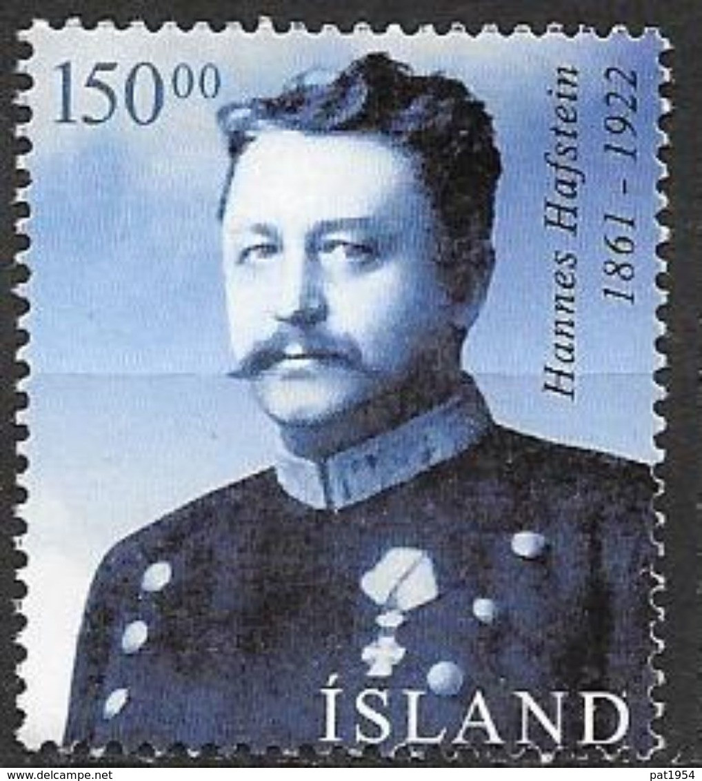 Islande 2004 N°981 Neuf** Autonomie Hannes Hafstein - Unused Stamps