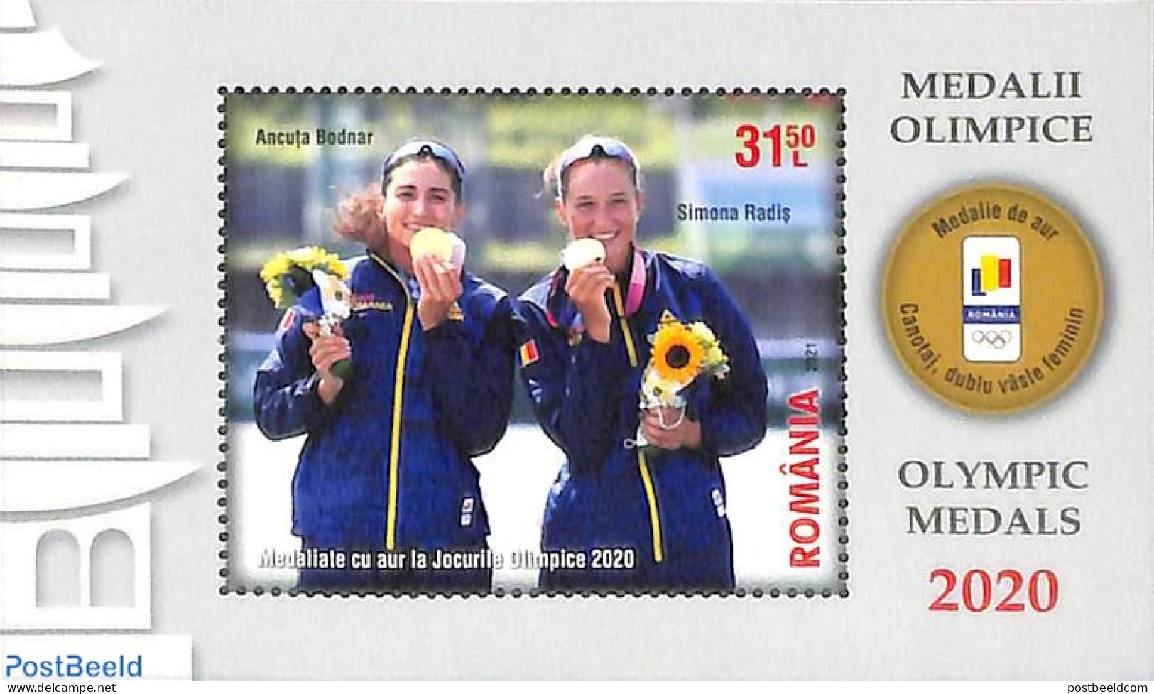 Romania 2021 Olympic Winners S/s, Mint NH, Sport - Olympic Games - Nuovi