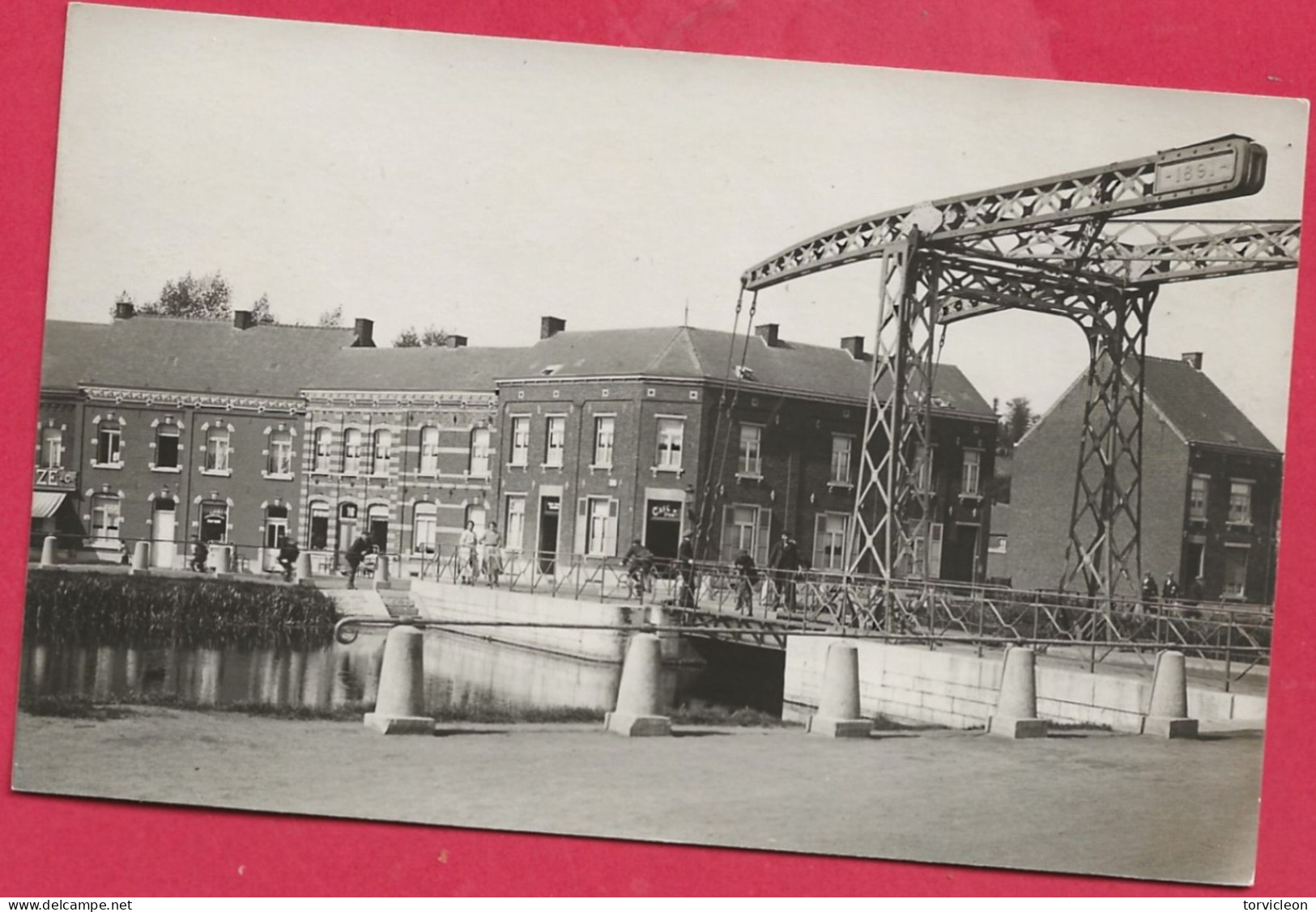 C.P. Bracquegnies = Le  Pont  Du  Canal  Du  Centre - La Louvière