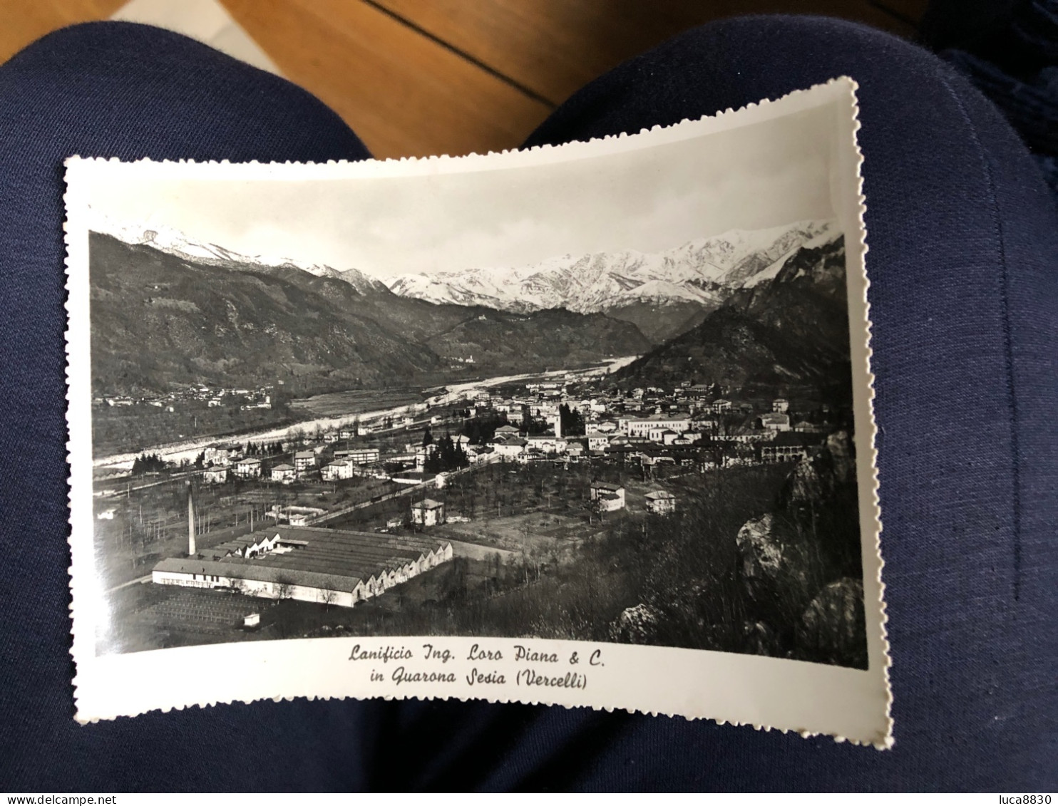 Valsesia Quarona Lanificio Loro Piana Con Autografo - Vercelli