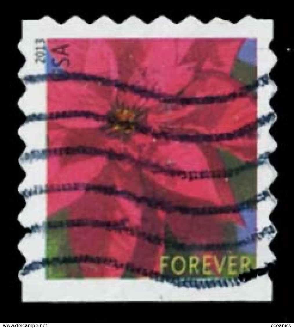 Etats-Unis / United States (Scott No.4821 - Poinsettia) (o) P3 - ATM - Gebraucht