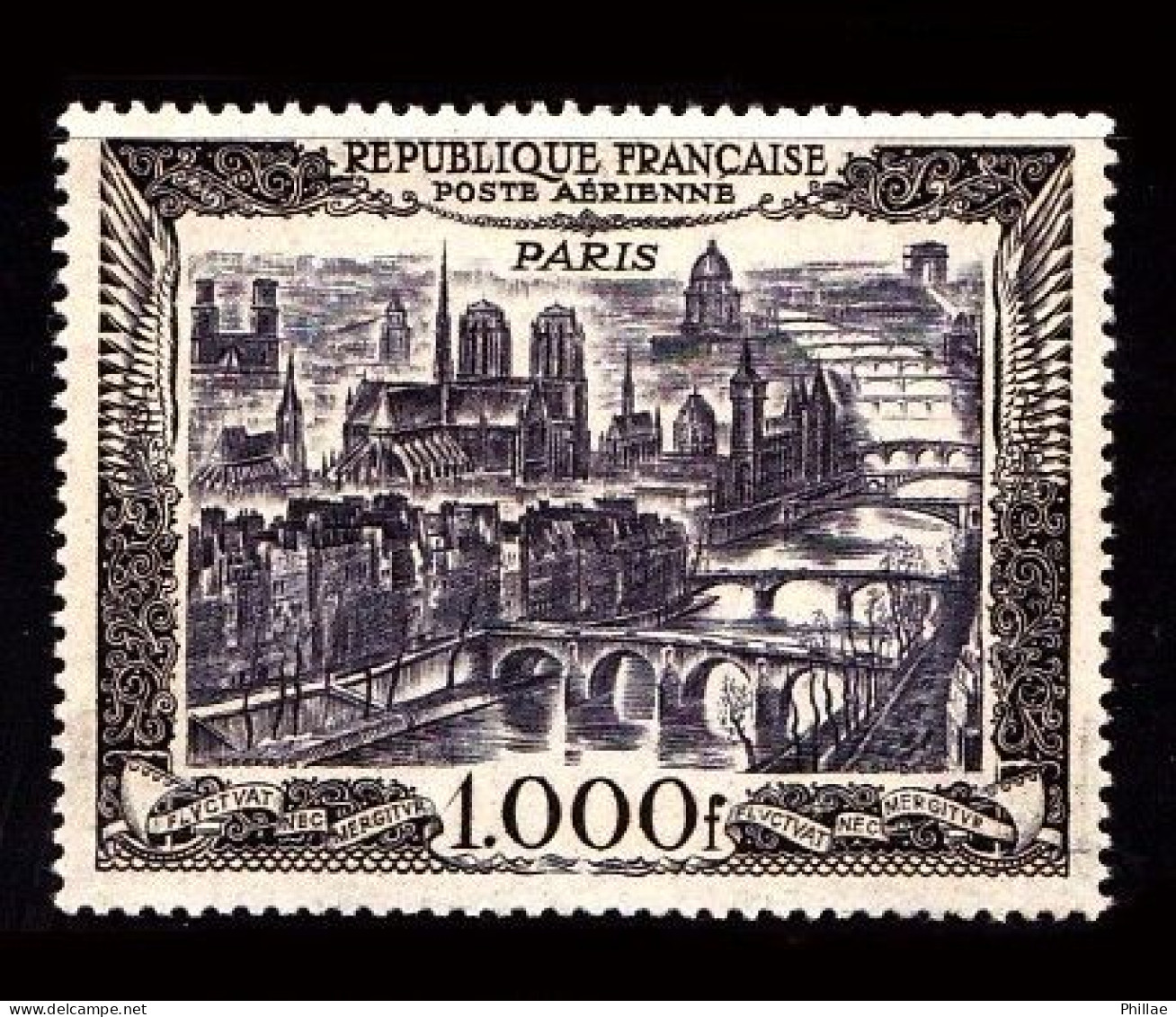PA  29 - 1000F Vue De Paris - Neuf N* - Cote : 95 € - 1927-1959 Mint/hinged