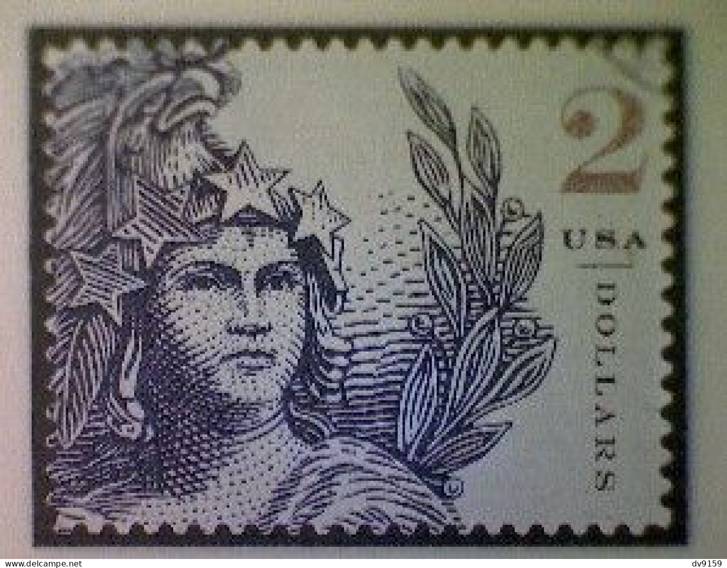 United States, Scott #5296, Used(o), 2018, Statue Of Freedom, $2.00, Indigo - Oblitérés