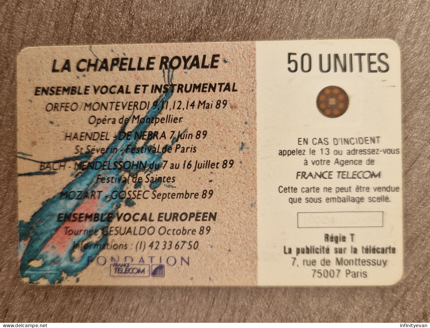 F77A - CHAPELLE ROYALE SC5ON - 1989 - 1989