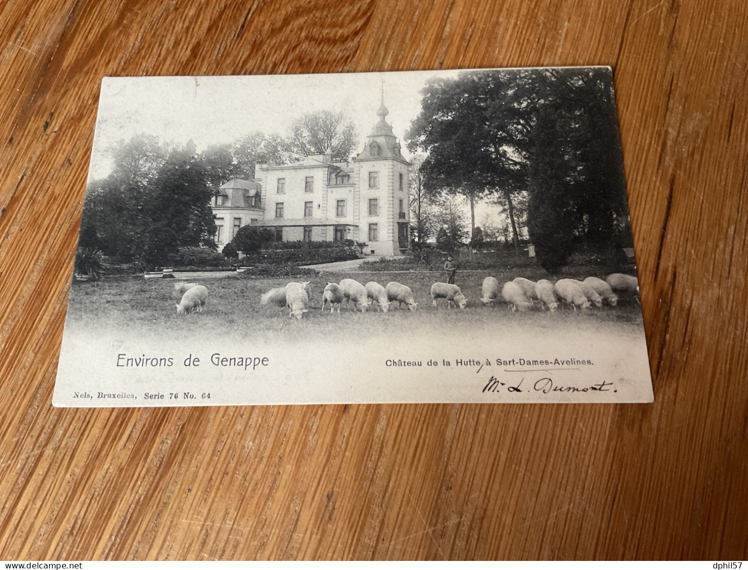 CP Ancienne Neuve De Sart-Dames-Avelines : Château De La Hutte - Villers-la-Ville