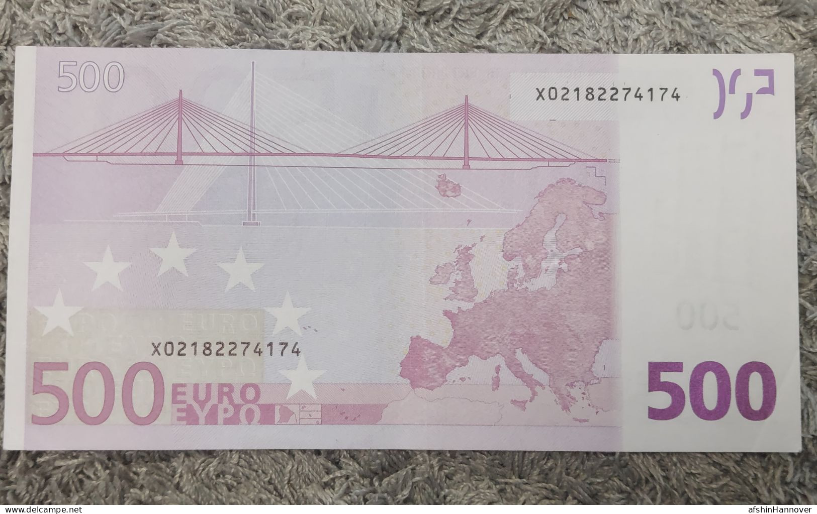 European Union  500 Euro Banknote 2002 Rare X0 Series Germany 500€ 2002 - 500 Euro