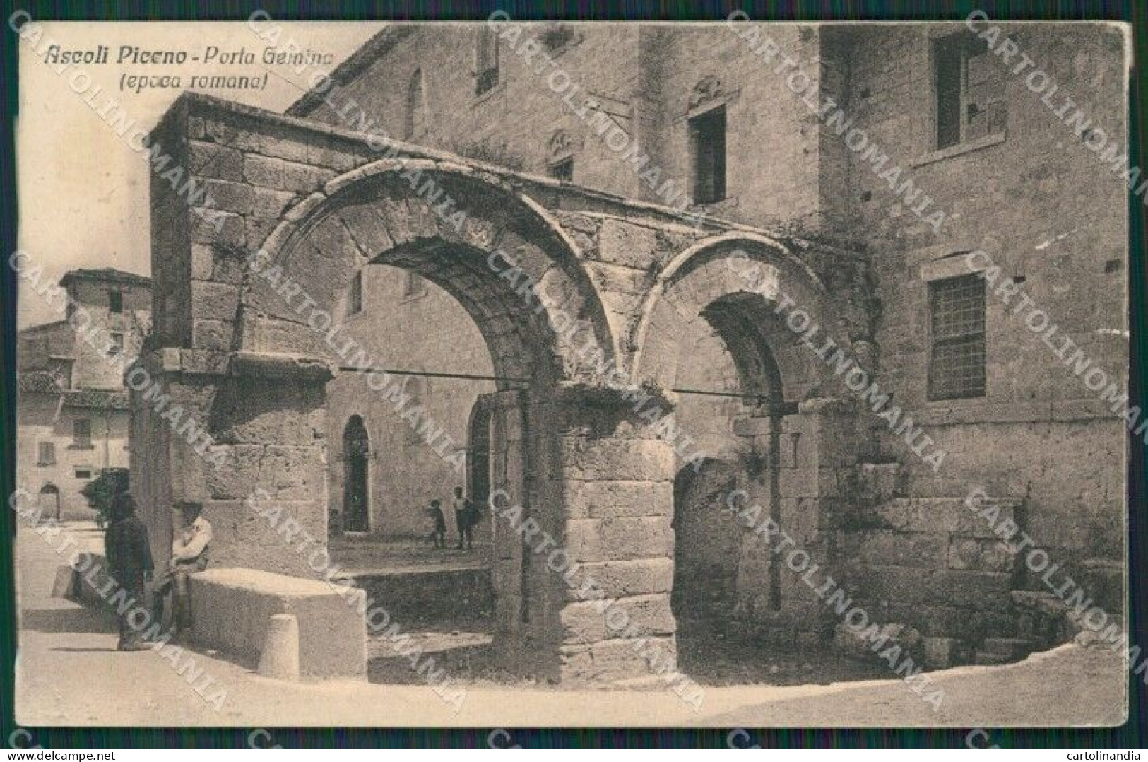 Ascoli Piceno Città Porta Gemina Cartolina QK6344 - Ascoli Piceno