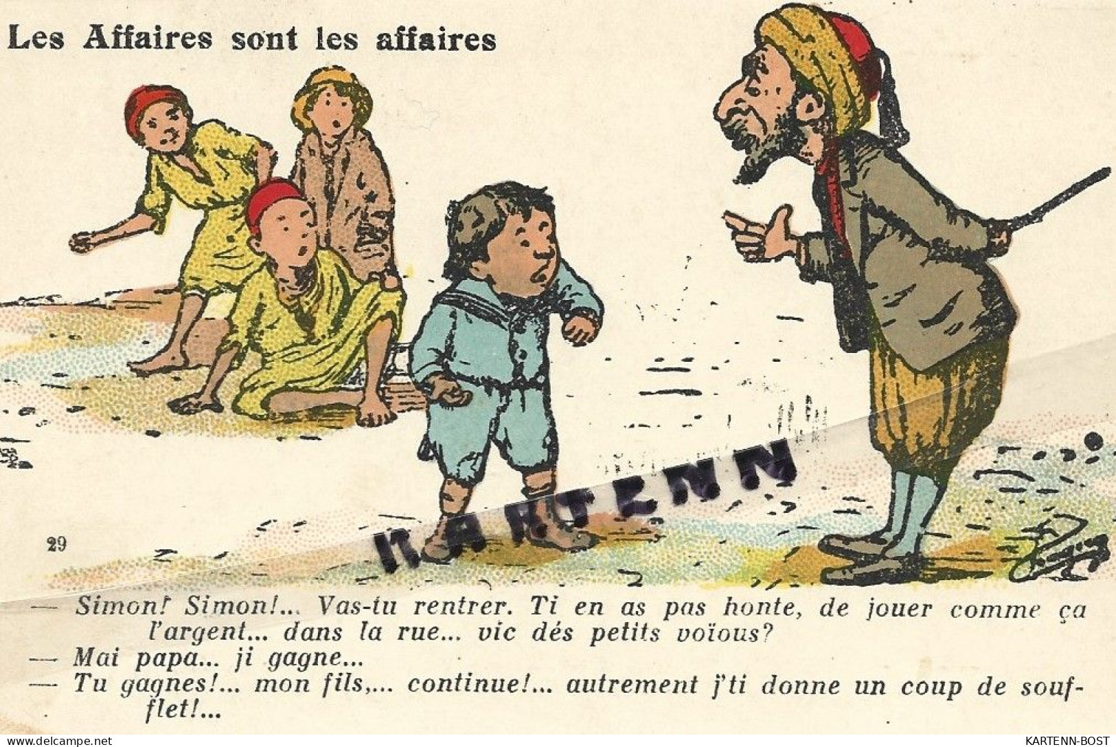 Illustrateur CHAGNY - ALGER - N° 29 - Humoristique - Les Affaires Sont Les Affaires - Que Le Bonheur Soit Avec Vous - Escenas & Tipos