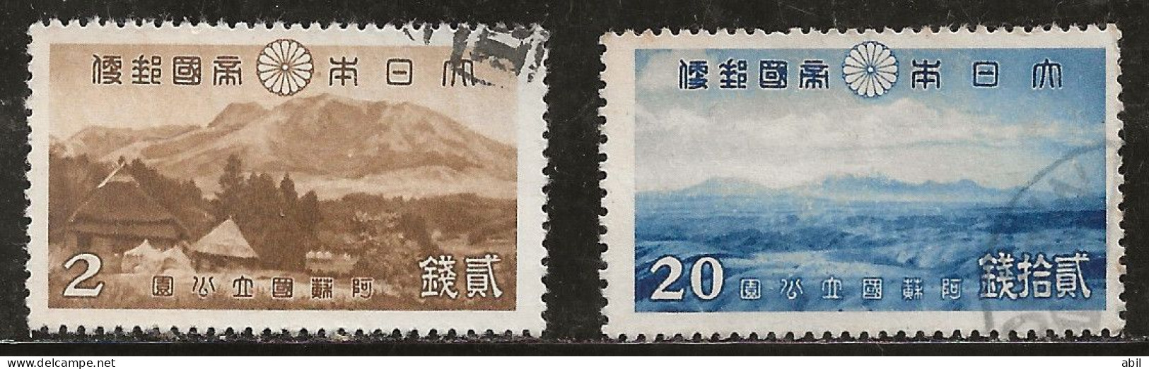 Japon 1939 N° Y&T : 287 Et 290 Obl. - Gebraucht