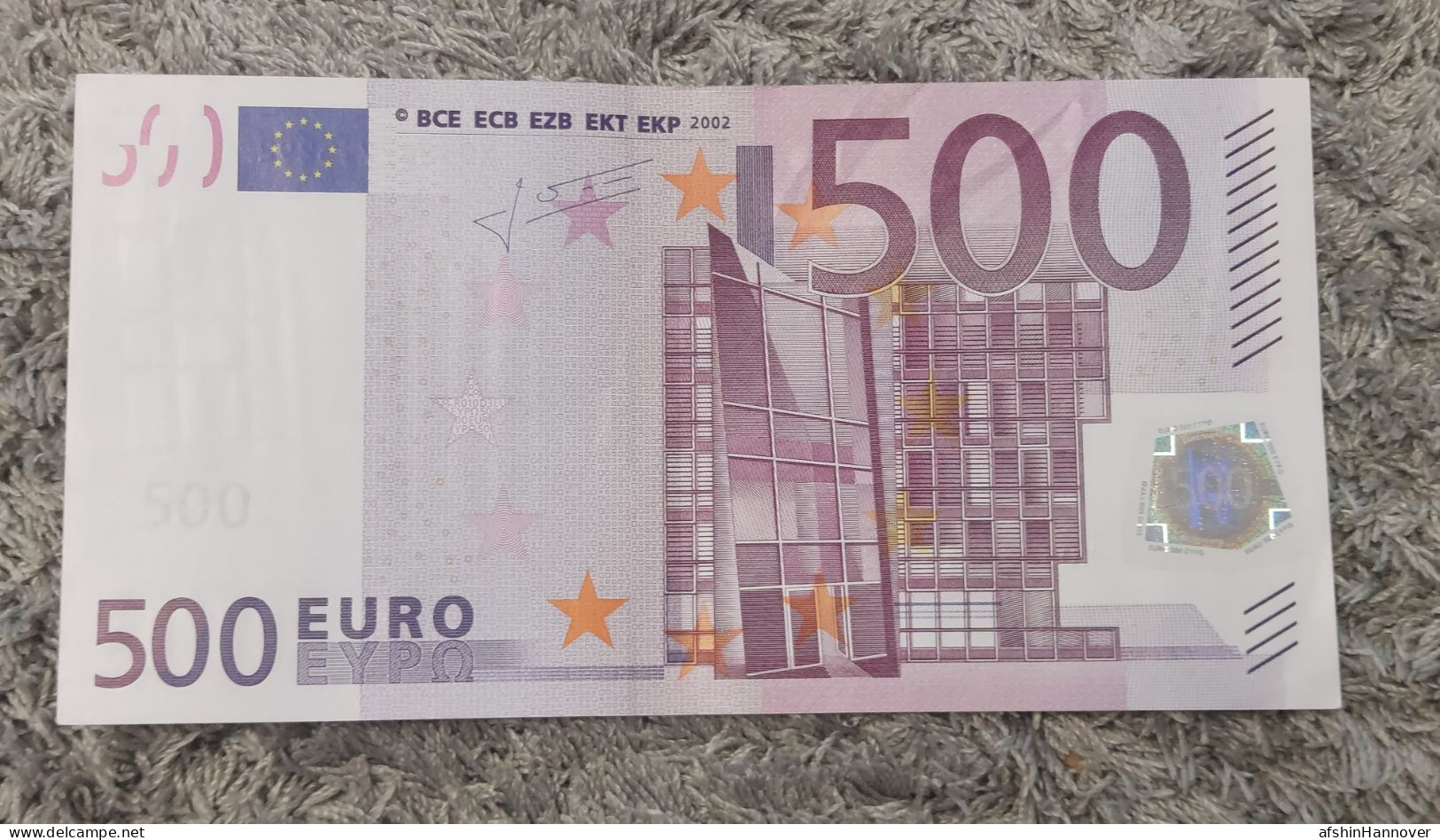 European Union  500 Euro Banknote 2002 Rare X0 Series Germany 500€ 2002 - 500 Euro