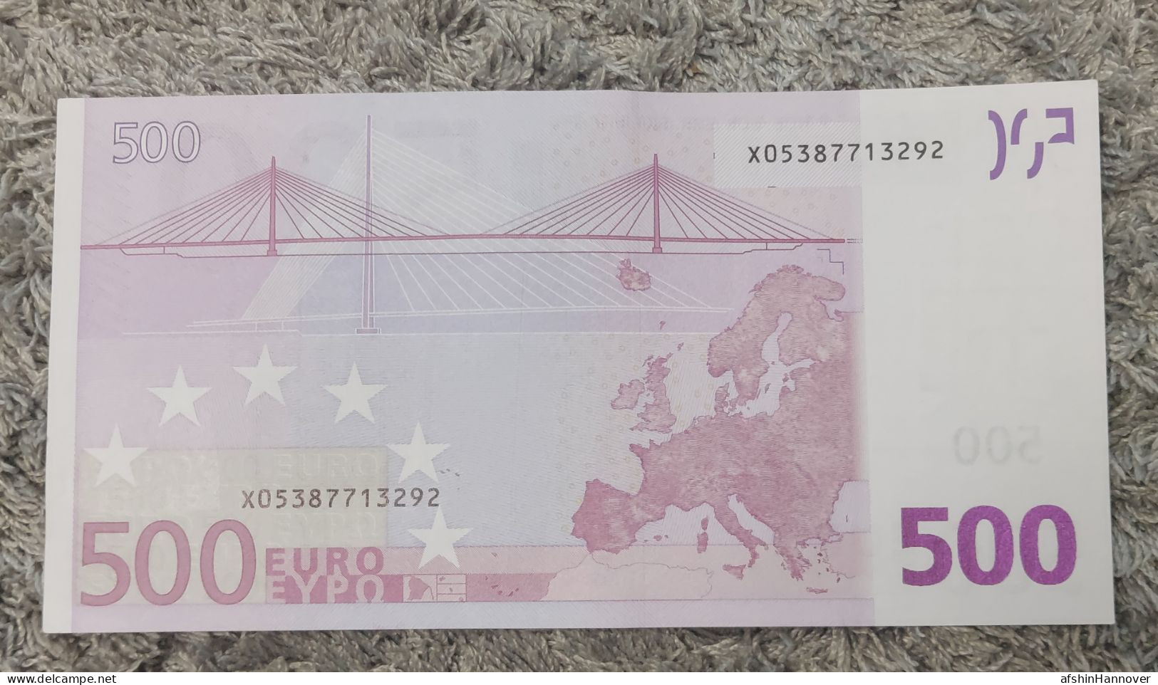 European Union  500 Euro Banknote 2002 Rare X0 Series Germany 500€ 2002 - 500 Euro