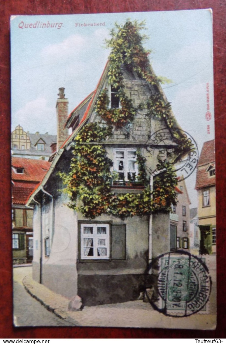 AK Quedlinburg ; Finkenherd 1912 - Quedlinburg
