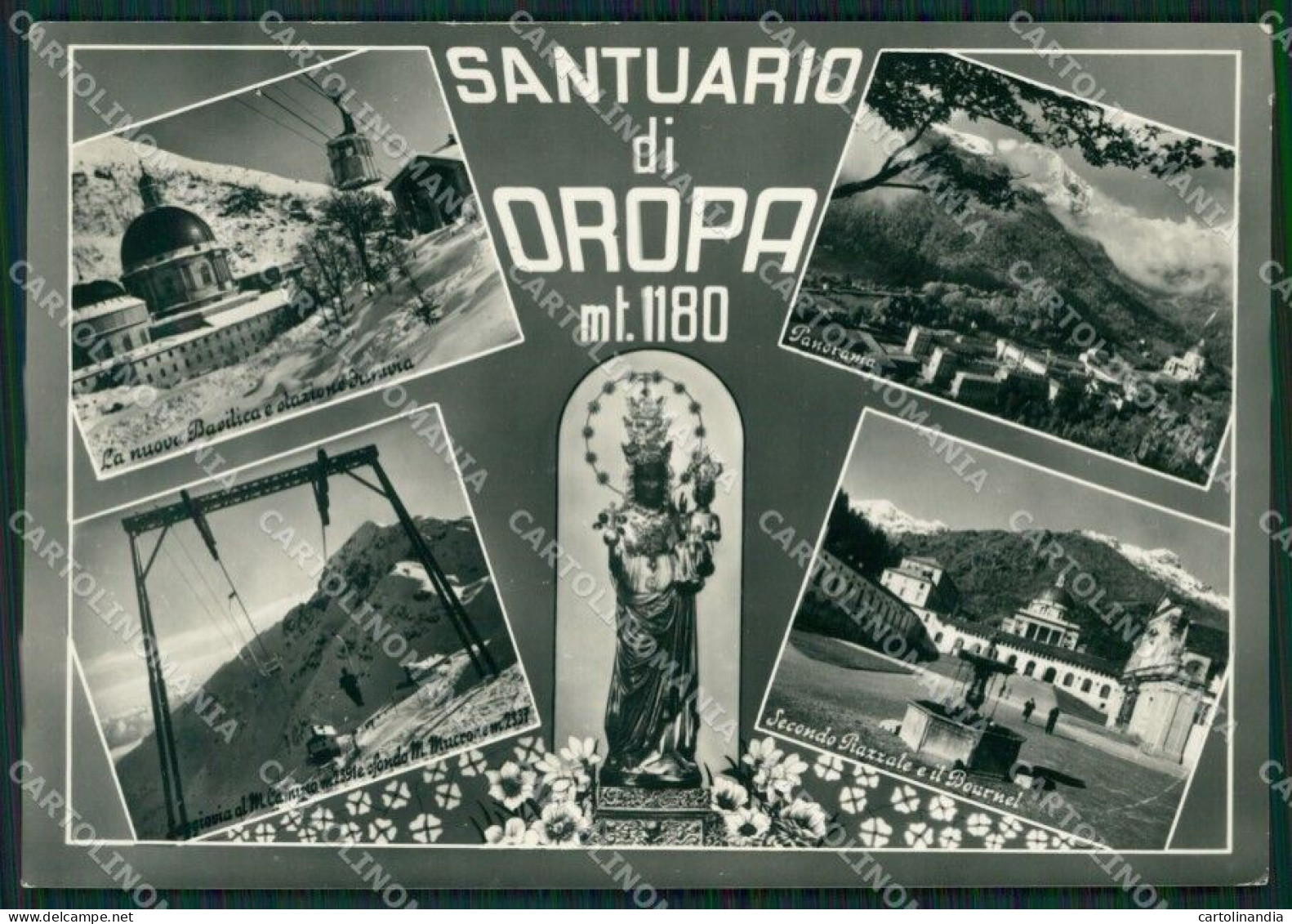 Biella Oropa Santuario Di Foto FG Cartolina ZK6551 - Biella