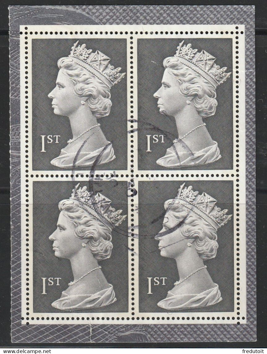GRANDE BRETAGNE - N°2077 X4 Obl (1999) - Used Stamps