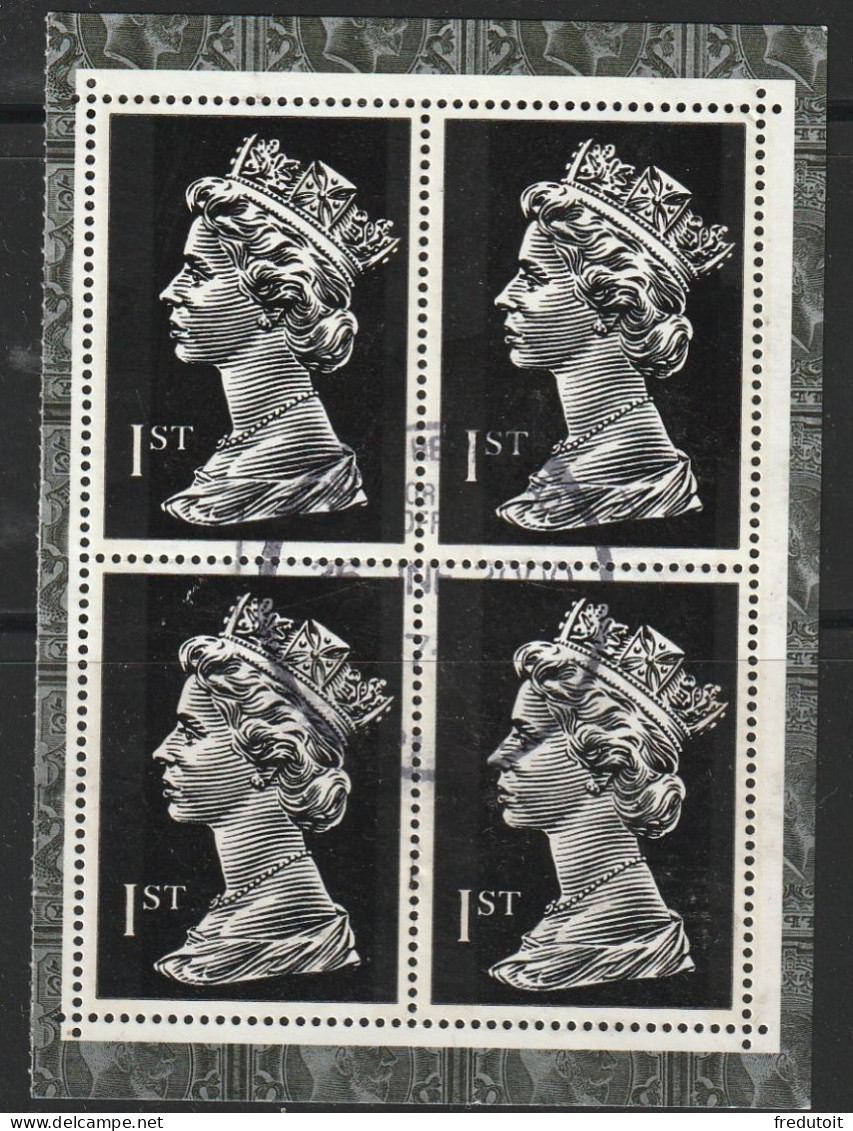 GRANDE BRETAGNE - N°2078 X4 Obl (1999) - Used Stamps