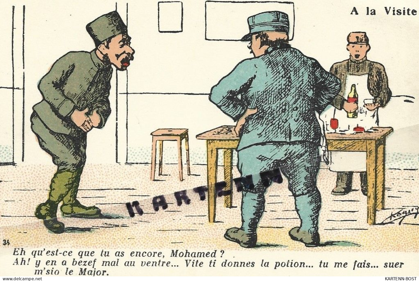 Illustrateur CHAGNY - ALGER - N° 34 - Humoristique - A La Visite - Que Le Bonheur Soit Avec Vous - Plaatsen