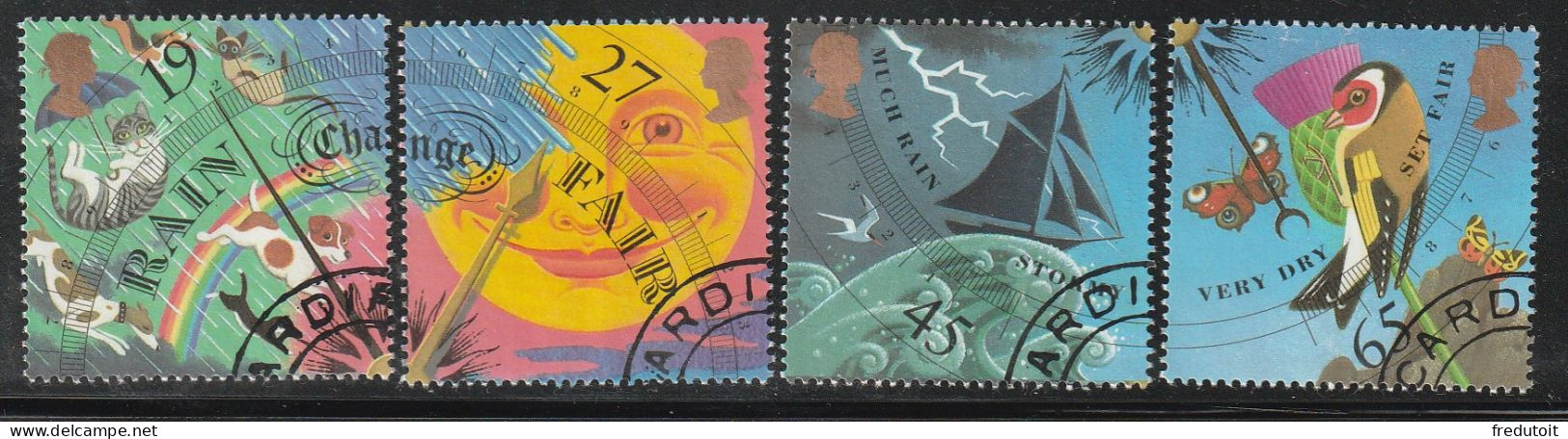 GRANDE BRETAGNE - N°2240/3 Obl (2001) - Used Stamps