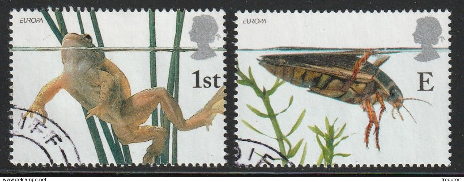 GRANDE BRETAGNE - N°2262/3 Obl (2001) Europa - Used Stamps