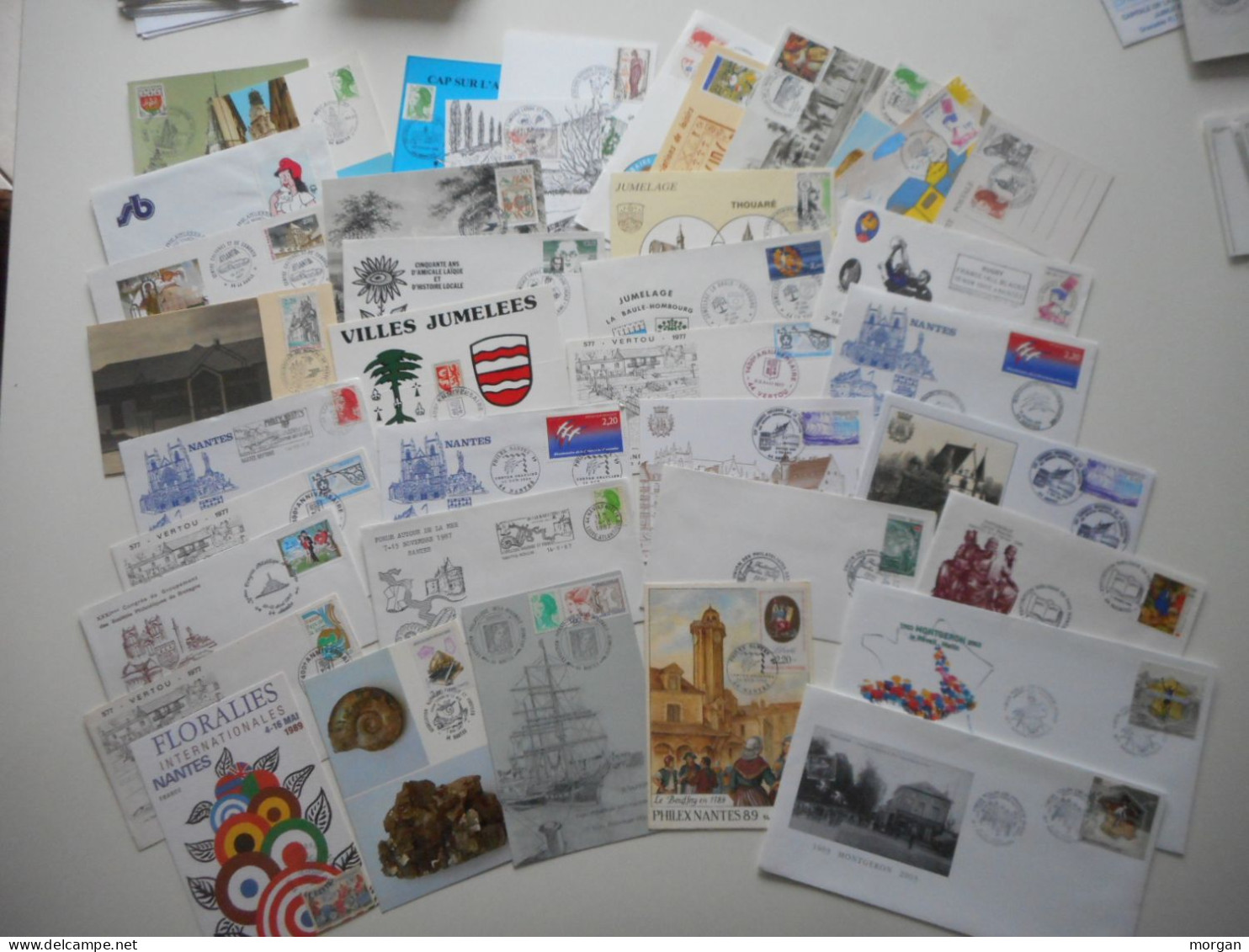 FRANCE, SUPER LOT D'ENVELOPPES FDC, MARCOPHILIE, 1,2 KG De DOCUMENTS AVEC ENVELOPPES FDC ANNEE 1996 - Collezioni (senza Album)