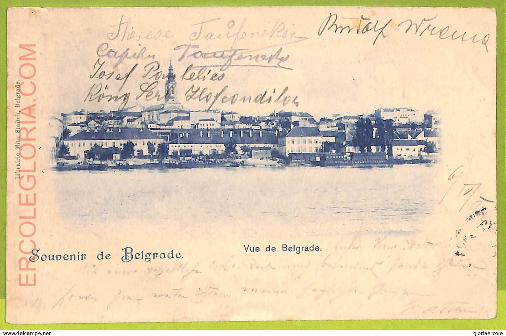 Ae8886 - Ansichtskarten VINTAGE POSTCARD - SERBIA - Belgrade Бео́град - 1900 - Serbie