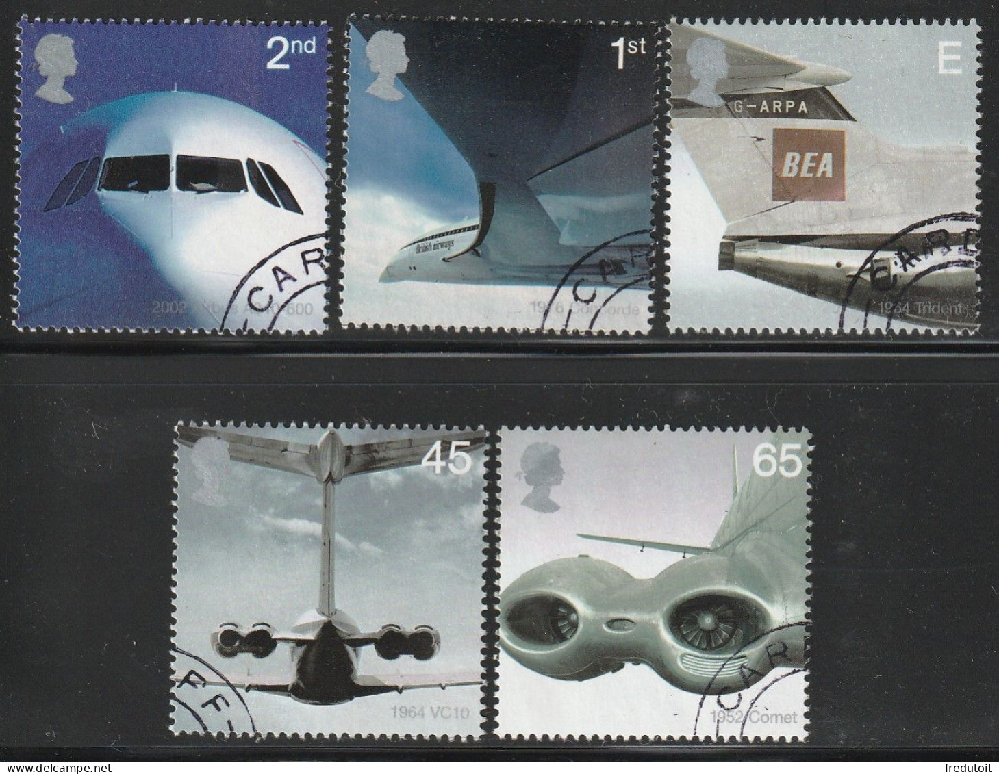 GRANDE BRETAGNE - N°2328/32 Obl (2002) - Used Stamps